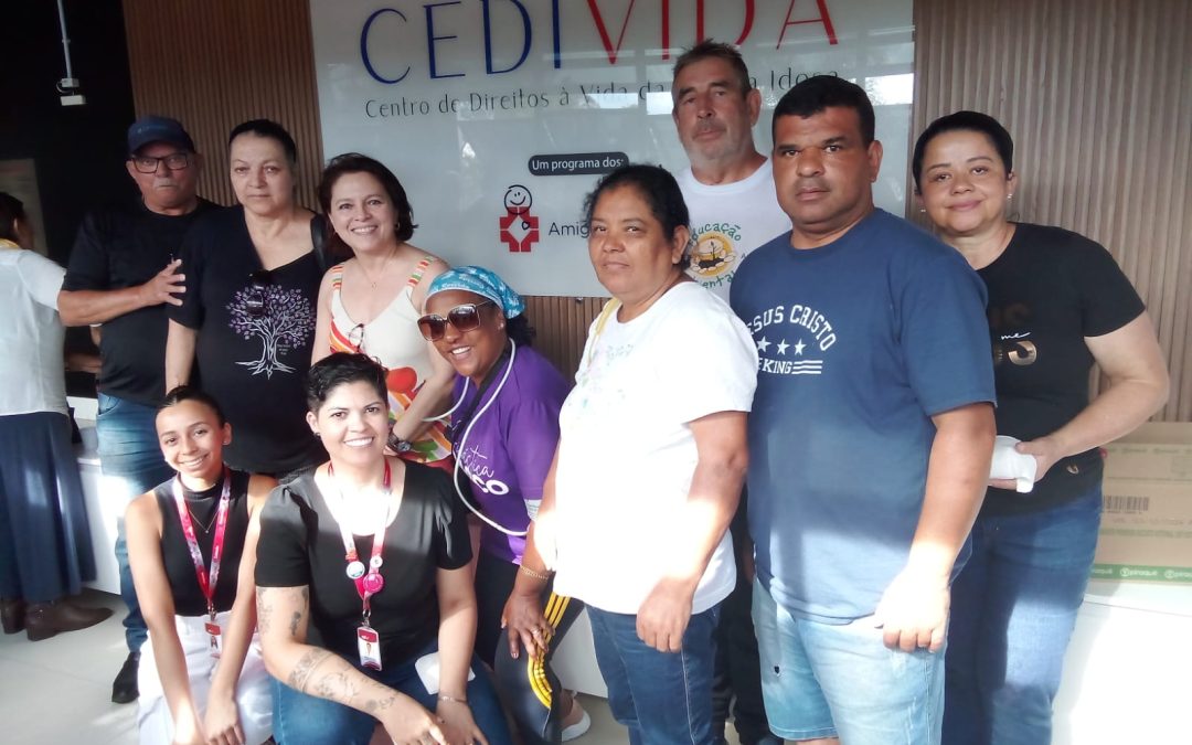 CEDIVIDA recebeu visita de grupo de idosos que participam das atividades da Pró-Renal