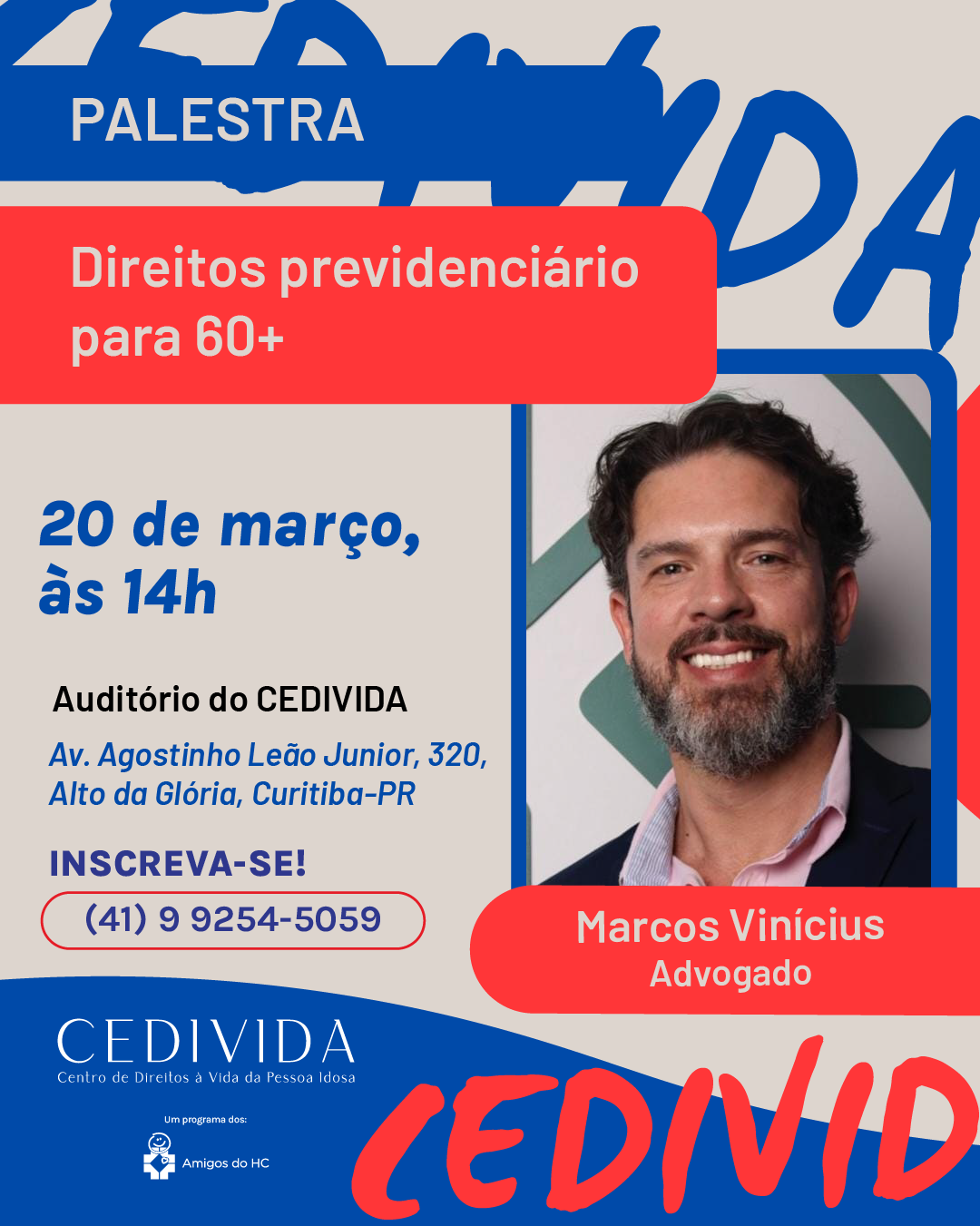 FEED - Palestra Direitos previdenciário para 60+
